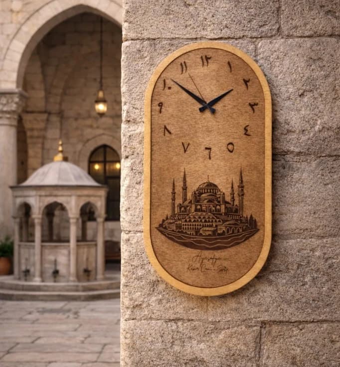 Ayasofya Kebir-i Şerif Camii Tablo Saat